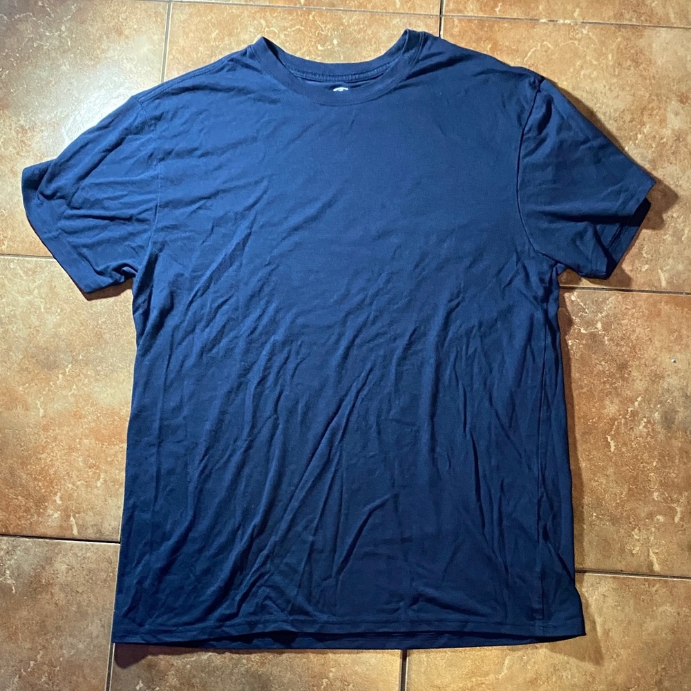 Athletic Works Blue Short Sleeve Tee Soft Cotton Blend